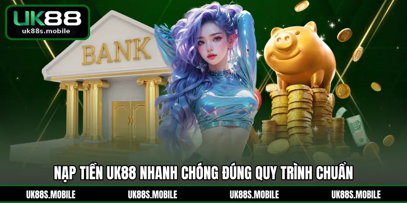 Nạp tiền UK88 nhanh chóng đúng quy trình chuẩn